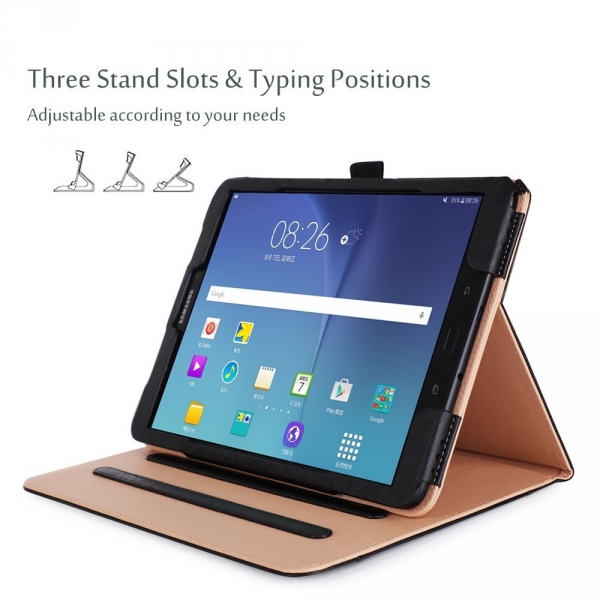 ProCase Samsung Galaxy Tab S3 9.7 Stand Kapak Klf-Black