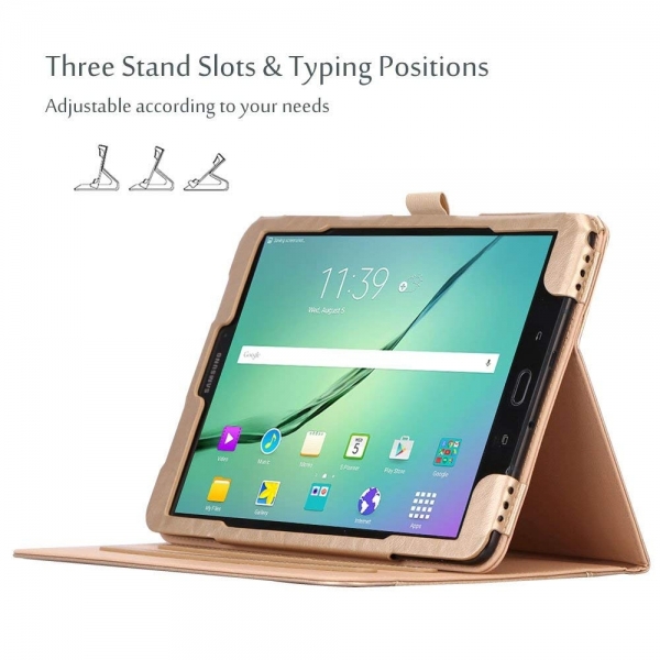ProCase Samsung Galaxy Tab S3 9.7 Stand Kapak Klf-Gold