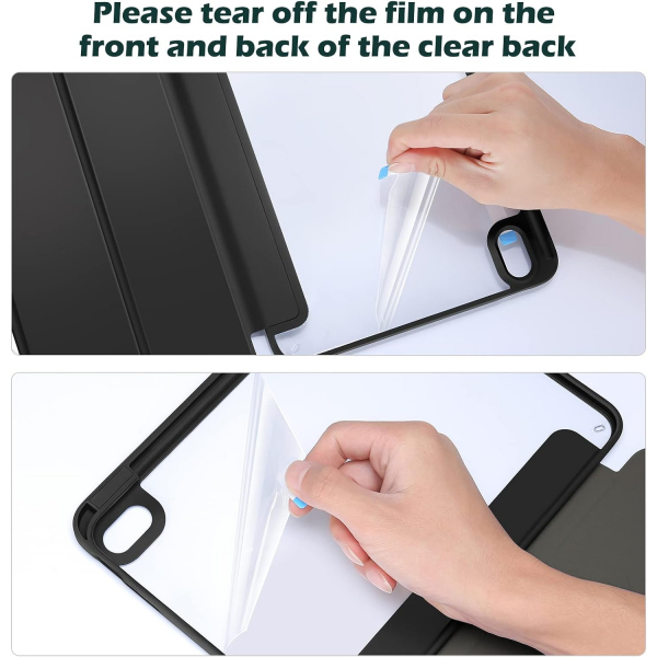 ProCase Smart Folio iPad Air M2 Klf (11 in)-Black