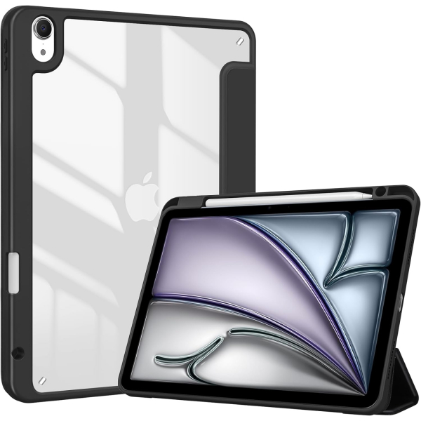 ProCase Smart Folio iPad Air M2 Klf (11 in)-Black