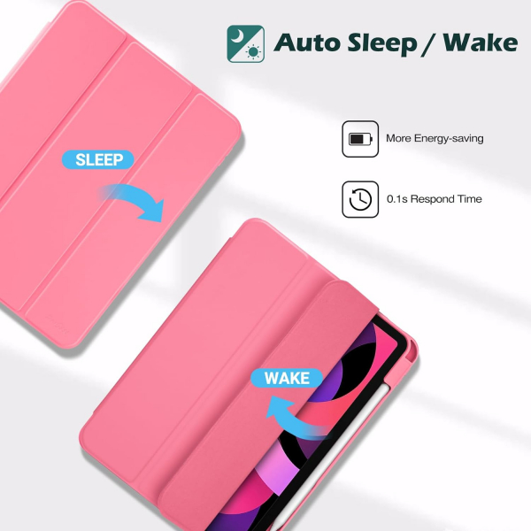 ProCase Smart Folio iPad Air M2 Klf (11 in)-Melonpink