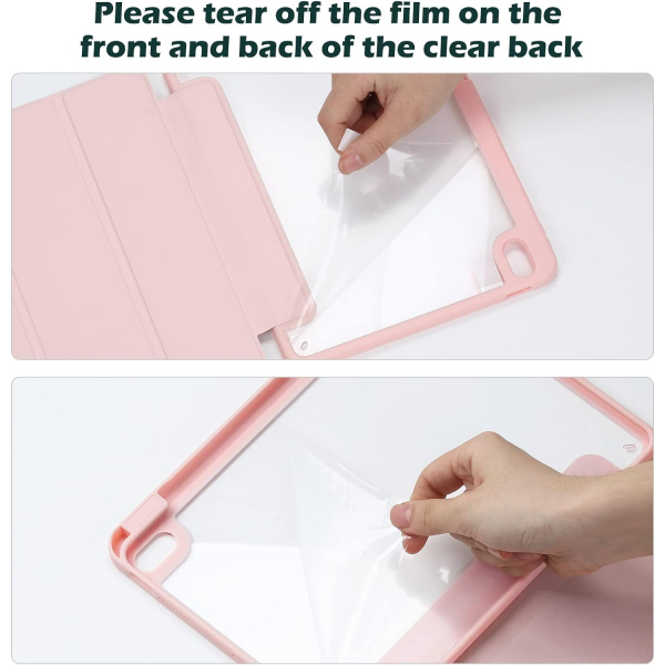 ProCase Smart Folio iPad Air M2 Klf (11 in)-Pink