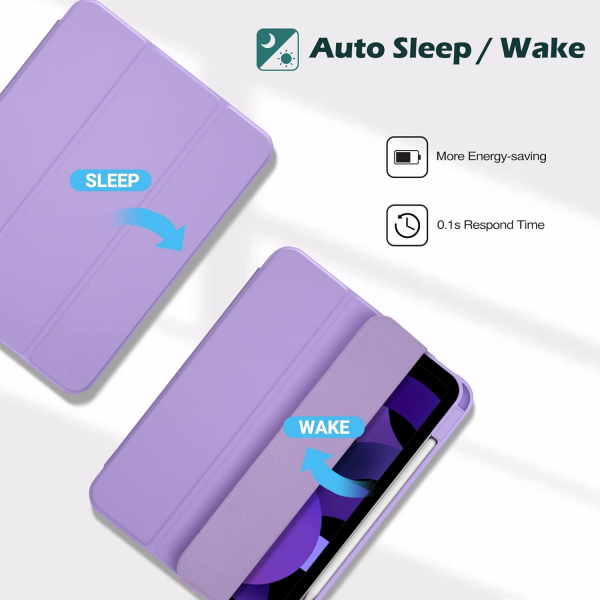 ProCase Smart Folio iPad Air M2 Klf (11 in)-Purple