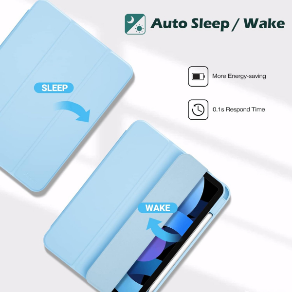 ProCase Smart Folio iPad Air M2 Klf (11 in)-Skyblue