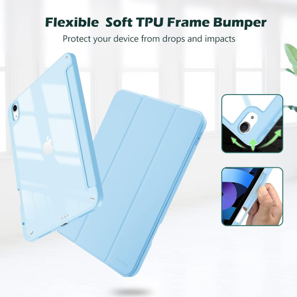 ProCase Smart Folio iPad Air M2 Klf (11 in)-Skyblue