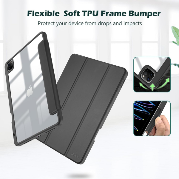 ProCase Smart Folio iPad Pro Klf (11 in)-Black