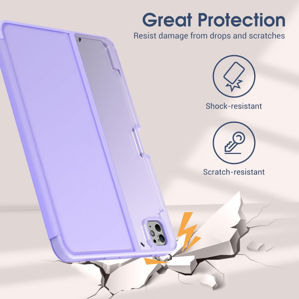 ProCase Smart Folio iPad Pro M4 Klf (11 in)-Purple