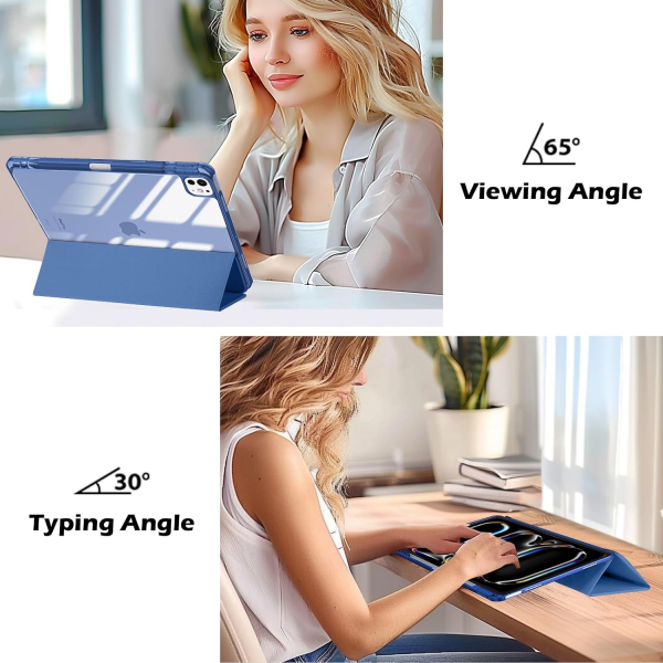 ProCase Smart Folio iPad Pro M4 Klf (11 in)-Navy