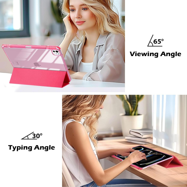 ProCase Smart Folio iPad Pro M4 Klf (11 in)-Melonpink