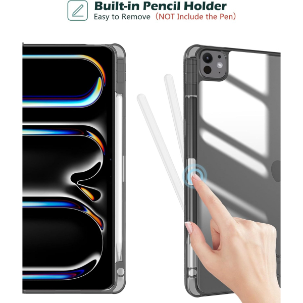 ProCase Smart Folio iPad Pro M4 Klf (11 in)-Black