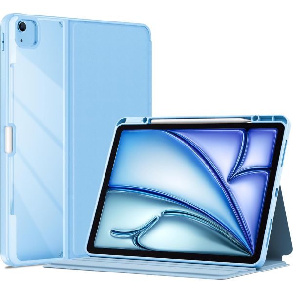 ProCase Apple iPad Air M2 Smart Folio Klf (13 in)-Blue