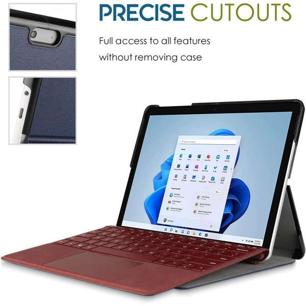 ProCase Surface Go 3 Uyumlu Standl Klf-Navy