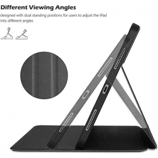 ProCase iPad Air Kalem Blmeli Klf (10.9/11 in)-Black