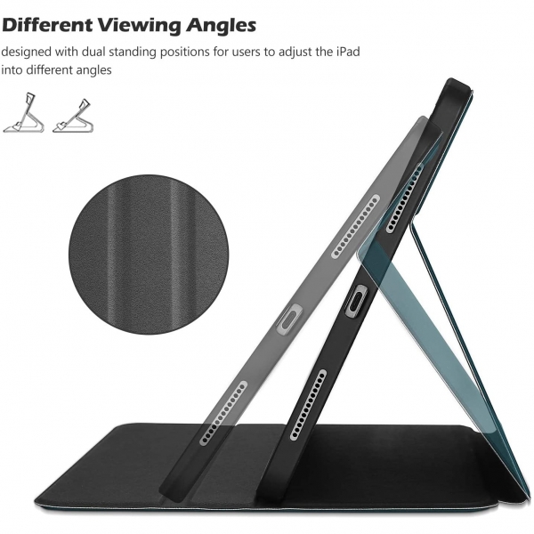 ProCase iPad Air Kalem Blmeli Klf (10.9/11 in)-Teal