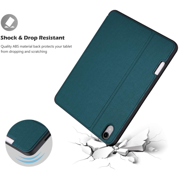 ProCase  iPad Air 4 Kalem Blmeli Klf (10.9 in)-Teal