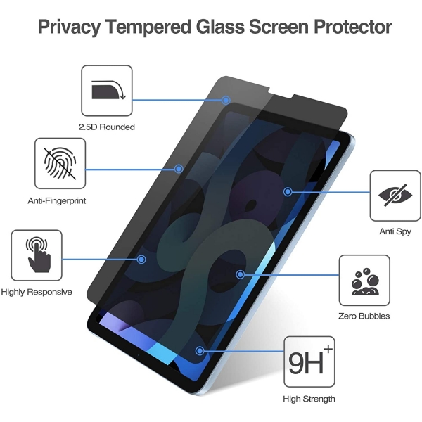 ProCase iPad Air 4 Privacy Film Ekran Koruyucu (10.9 in)