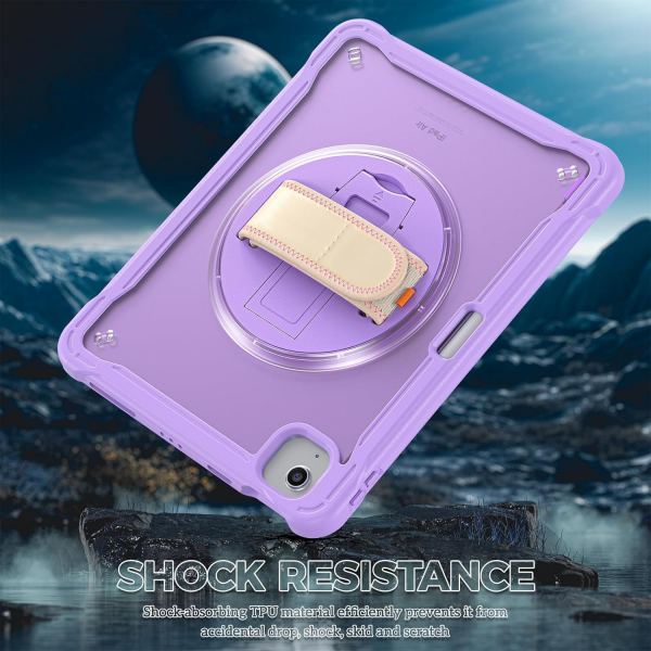 ProCase iPad Air M2/M3 ocuklar in Klf (11 in)-Purple
