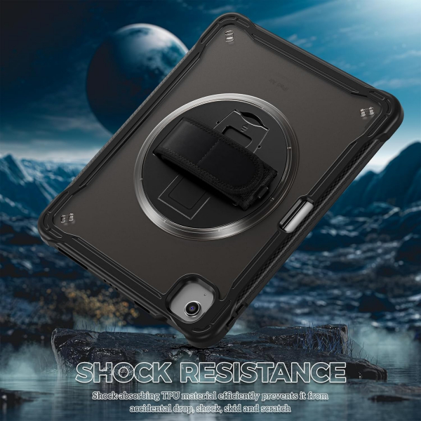 ProCase iPad Air M2/M3 ocuklar in Klf (11 in)-Black