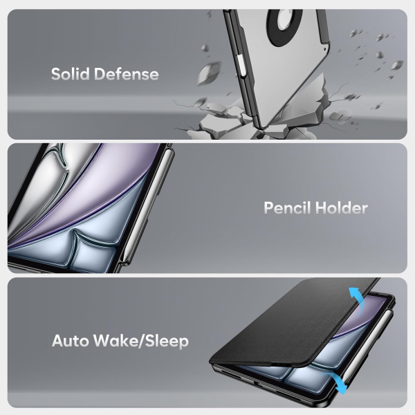 ProCase iPad Air M2/M3 Klavyeli Klf (11 in)