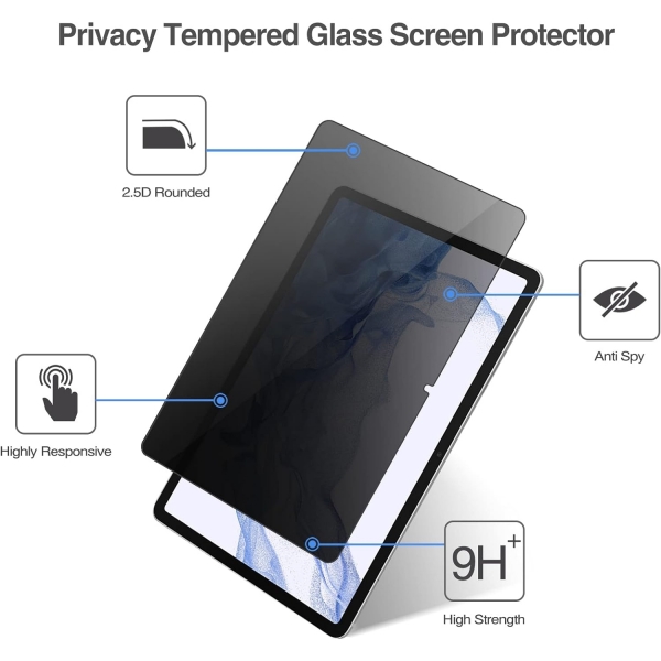 ProCase Galaxy Tab S9/S9 FE Privacy Film Ekran Koruyucu
