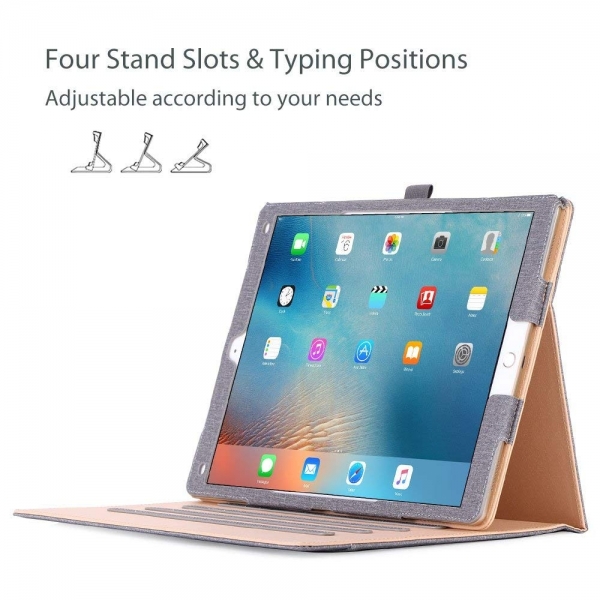 ProCase iPad Pro Stand Kapak Klf (12.9 in)-Gray