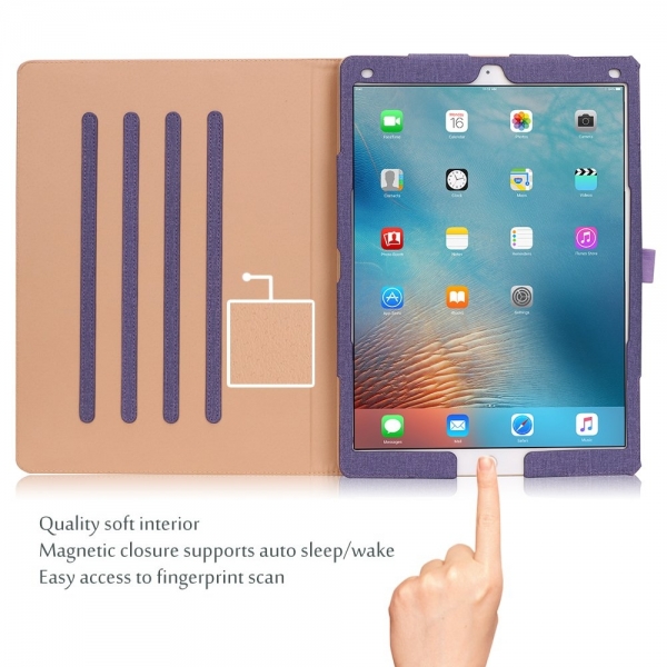 ProCase iPad Pro Stand Kapak Klf (12.9 in)-Purple