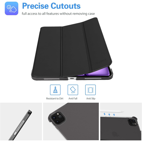ProCase iPad Pro Standl Klf (12.9 in)-Wine
