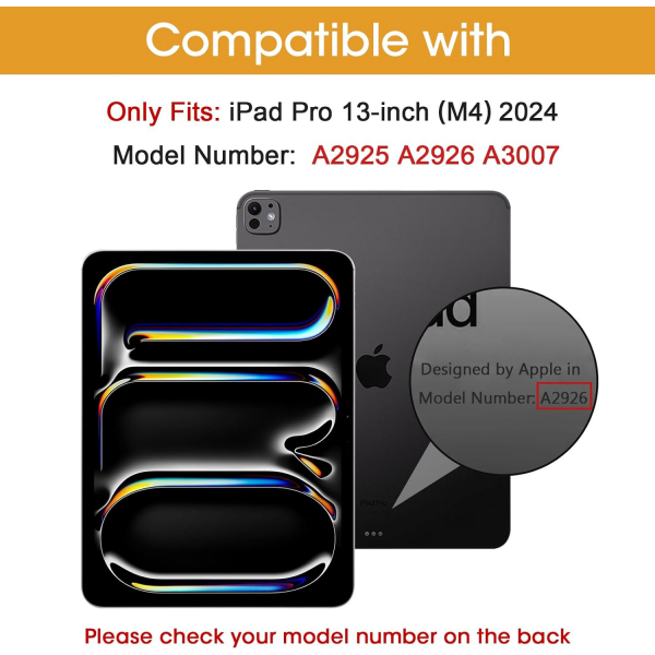 ProCase iPad Pro M4 Klf (13 in)-Navy