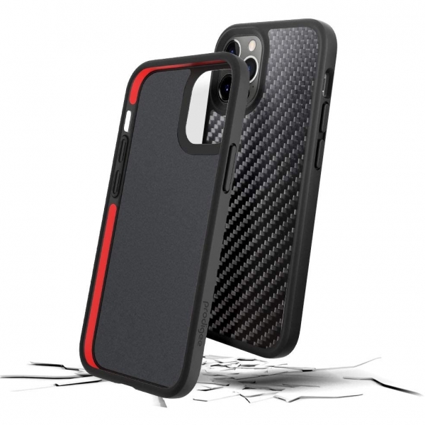 Prodigee iPhone 12 Safetee Carbon Serisi K�l�f (MIL-STD-810G)