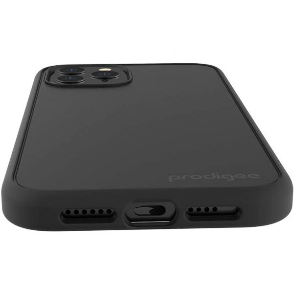 Prodigee iPhone 12 Pro Max Safetee Smooth Serisi Klf (MIL-STD-810G)-Black