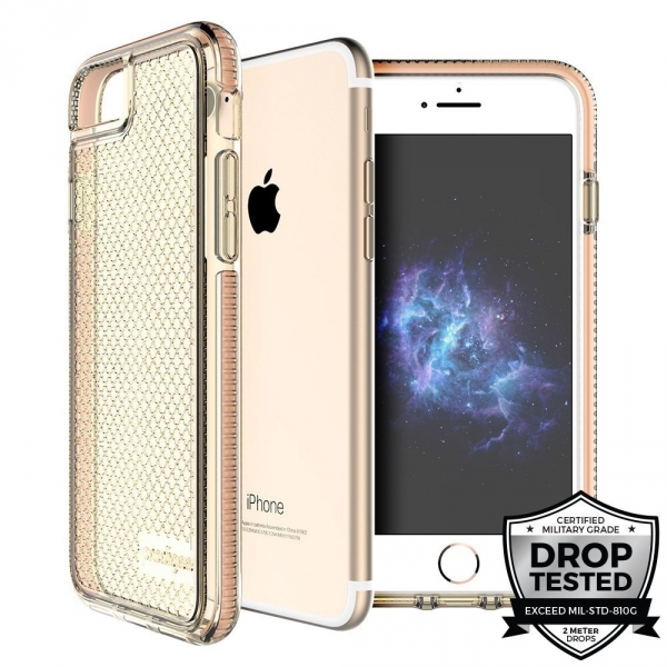 Prodigee Apple iPhone 8 Safetee Klf (MIL-STD-810G)-Rose Gold