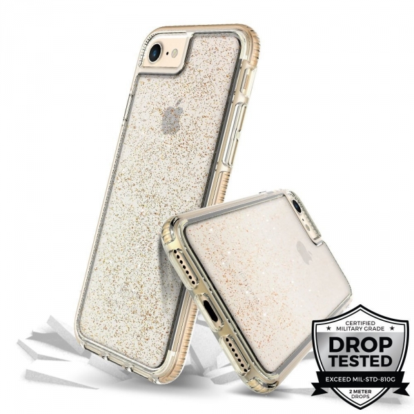 Prodigee Apple iPhone 8 SuperStar Klf (MIL-STD-810G)-Gold