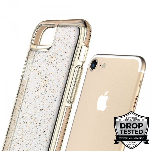 Prodigee Apple iPhone 8 SuperStar Klf (MIL-STD-810G)-Gold