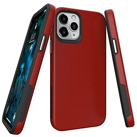 Prodigee Rockee Serisi iPhone 13 Pro Max Klf (MIL-STD-810G)-Red