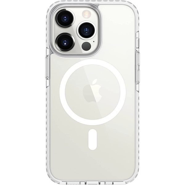 Prodigee Safetee Carbon Serisi iPhone 13 Klf (MIL-STD-810G)-White Teek