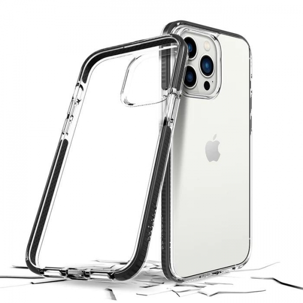 Prodigee Safetee Steel Serisi iPhone 14 Pro Max Klf-Black