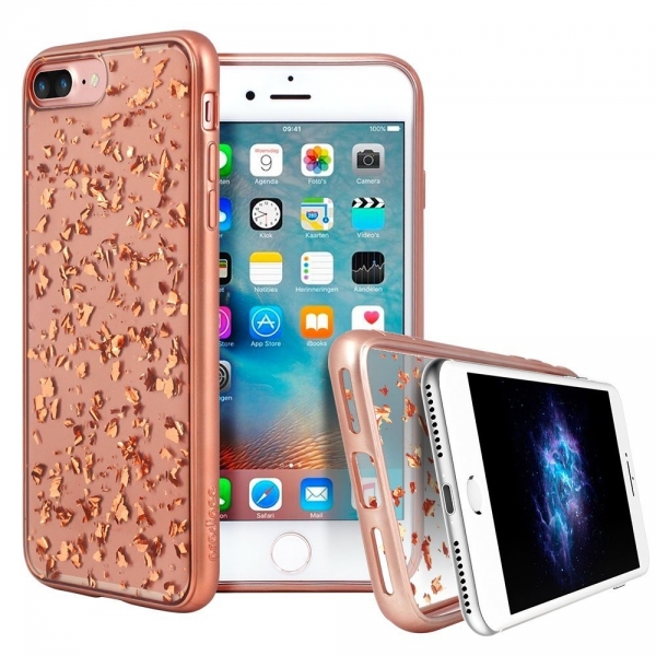 Prodigee iPhone 8 Plus Scene Treasure Klf-Rose Gold