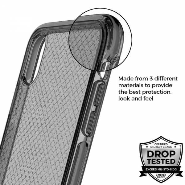 Prodigee iPhone XR Safetee Serisi Klf (MIL-STD-810G)-Smoke