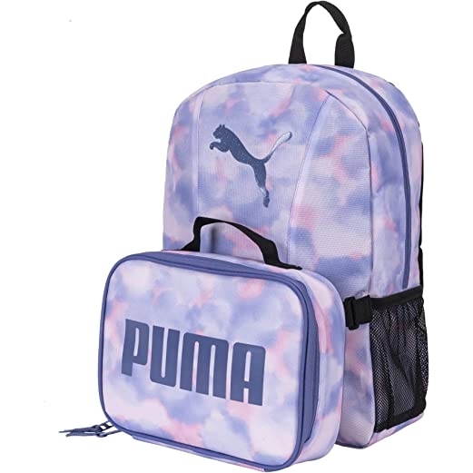 Puma Okul �antas� ve Beslenme �antas� Set (Mor)