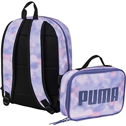 Puma Okul �antas� ve Beslenme �antas� Set (Mor)