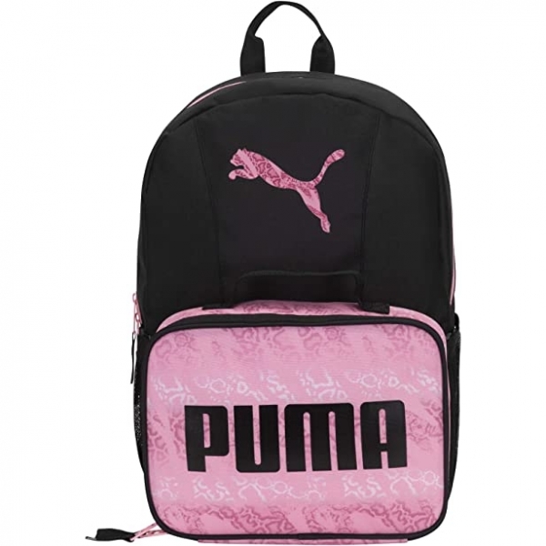 Puma Okul �antas� ve Beslenme �antas� Set (Pembe)