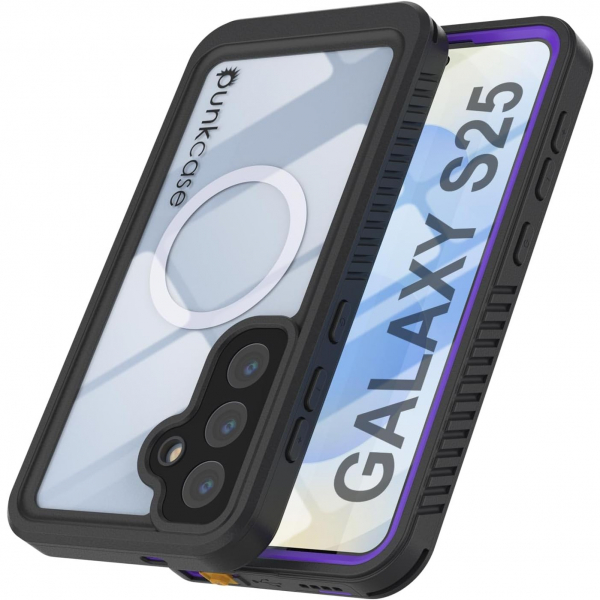 PunkCase Samsung Galaxy S25 Extreme Mag Klf-Purple