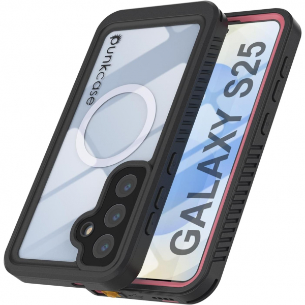PunkCase Samsung Galaxy S25 Extreme Mag Klf-Pink