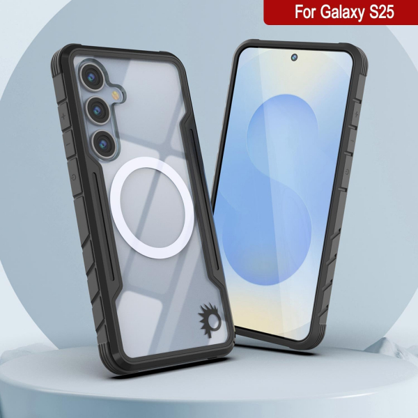 PunkCase Samsung Galaxy S25 Armor Stealth Klf-Black 