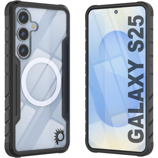 PunkCase Samsung Galaxy S25 Armor Stealth Klf-Black 