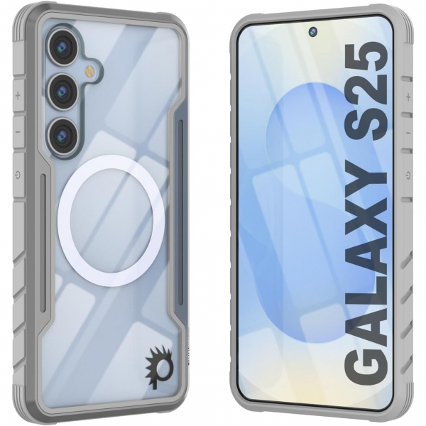 PunkCase Samsung Galaxy S25 Armor Stealth Klf-Grey