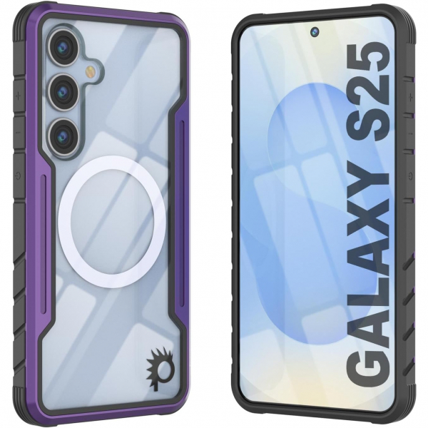 PunkCase Samsung Galaxy S25 Armor Stealth Klf-Purple