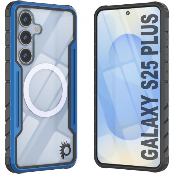 PunkCase Samsung Galaxy S25 Plus Armor Stealth Klf-Navy Blue