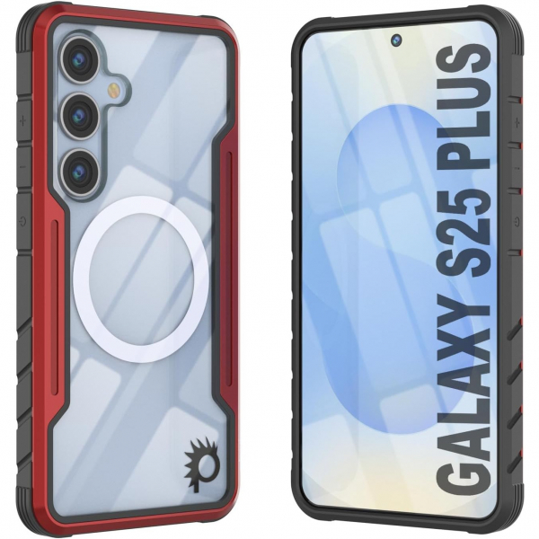 PunkCase Samsung Galaxy S25 Plus Armor Stealth Klf-Red