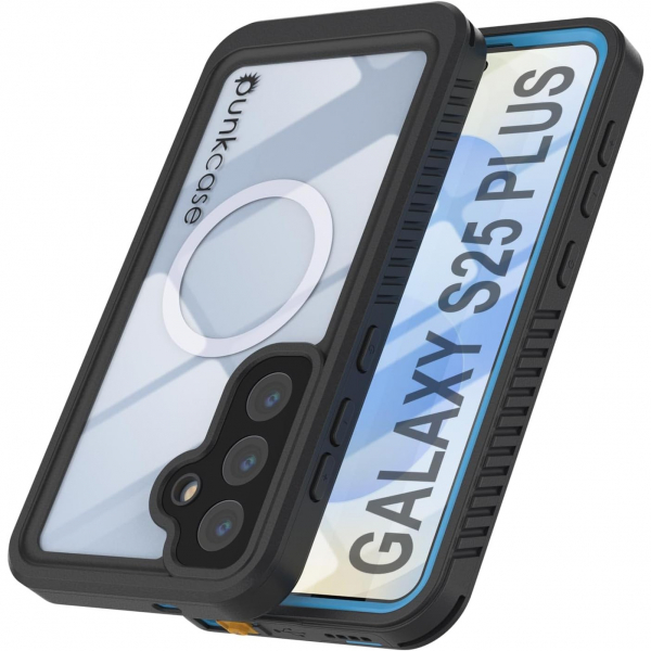 PunkCase Samsung Galaxy S25 Plus Extreme Mag Klf-Blue